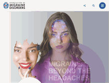Tablet Screenshot of migrainedisorders.org